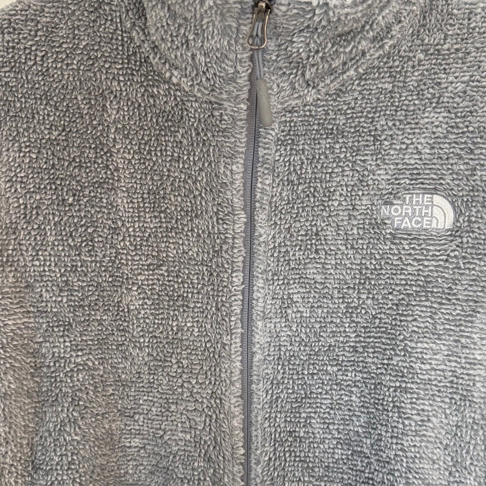 The North Face Grey Full Zip  Fleece Jacket Women Mediun - Picture 9 of 9
